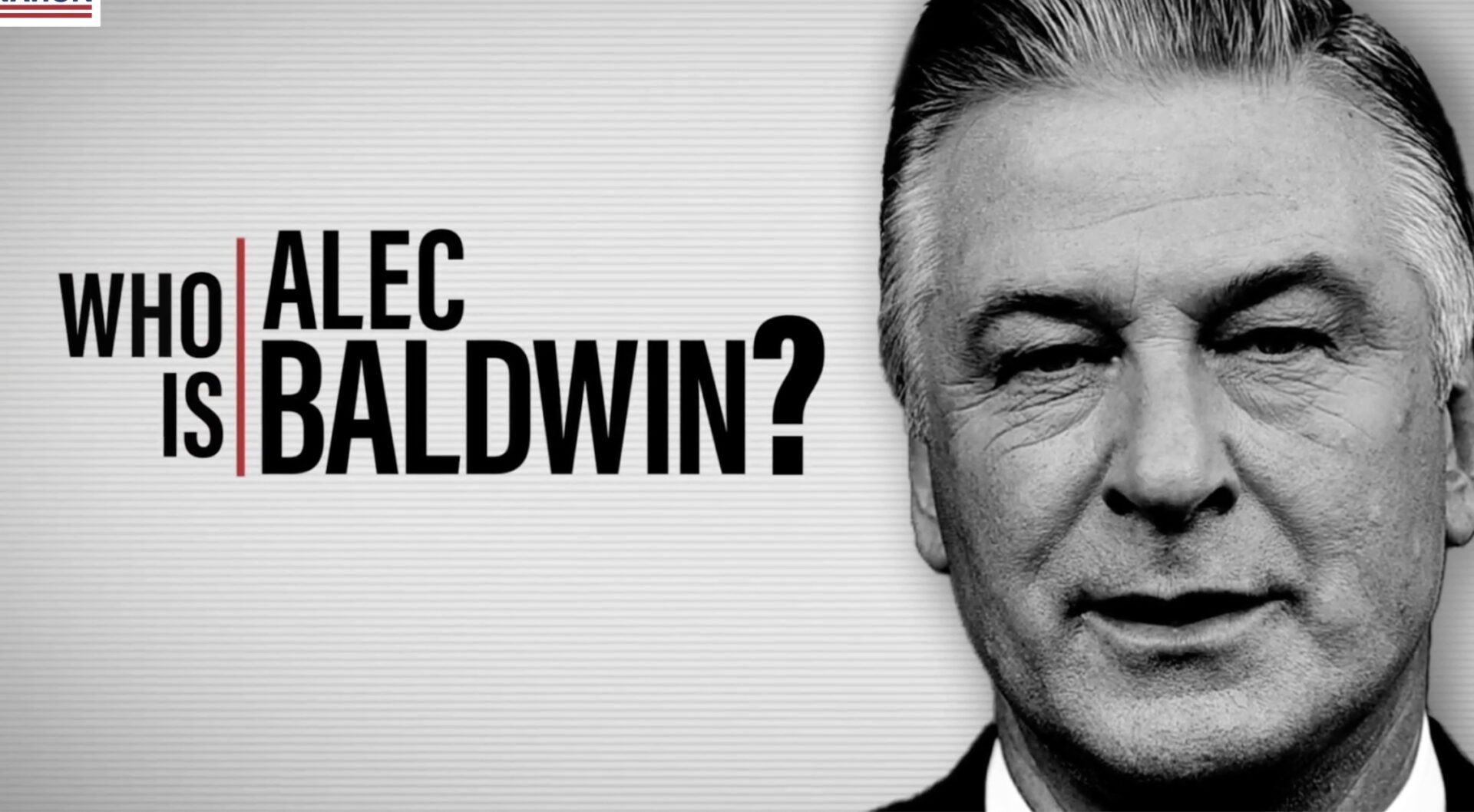 A black and white photo of alec baldwin